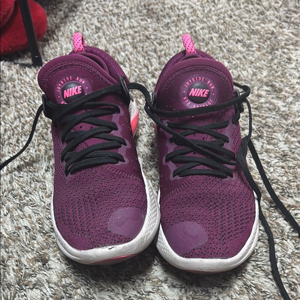 Nike Purple and Pink Sneakers with Breathable Mesh